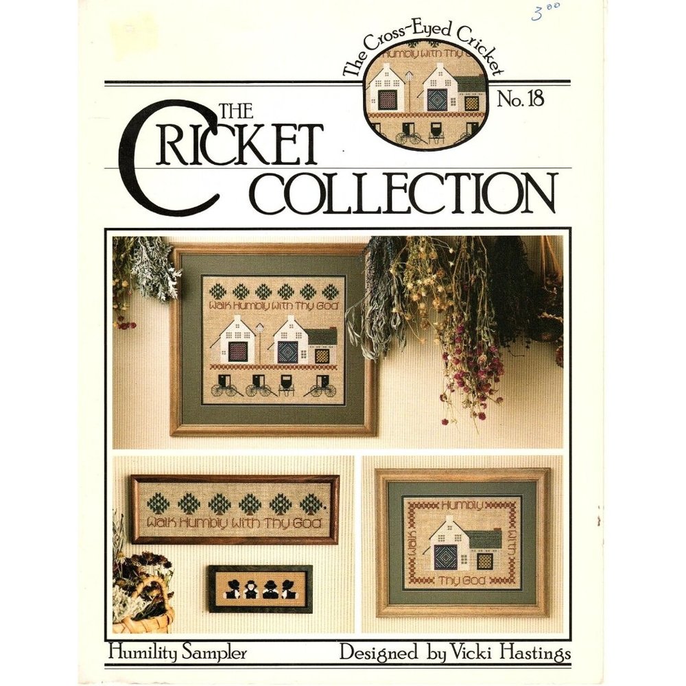 The Cross-eyed Cricket Quilting Bee Cross Stitch Patterns 1984